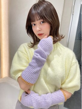 ロンド マーレ 天神大名店(Lond mare) イメチェン/チェリーブラウン/フェミニン/ダークアッシュ/束感