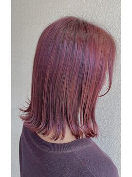 ヘアーズ はれるや(hair's) 艶髪艶カラー外ハネ大人可愛い小顔ダブルカラーミディアム