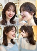 小顔ヘルシーレイヤースタイル透明感カラー【修】20代30代40代