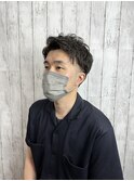 ツーブロックナチュラルパーマ