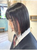 【December】インナーカラー×透明感グレージュカラー
