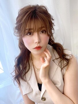 ヘア サロン クラン ソア 心斎橋店(hair salon clan soar) ハーフアップ【クランソア】ヘアセット/ヘアメ/心斎橋