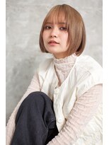 アッシュ 池袋店(Ash)&nbsp;10代20代30代『ハイトーン顎ラインボブ』　　＃池袋駅