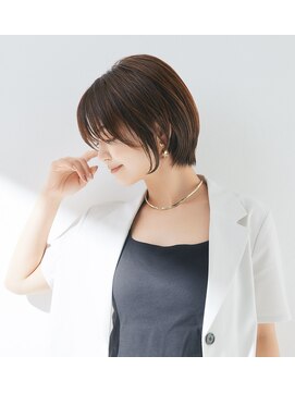 シルクハウス 三越日本橋(Silk house) 40代ショート/白髪ぼかし/日本橋駅/三越前駅