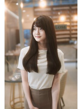 クム(kumu) 【kumu）ロングレイヤー/下ろしぱっつん/栄/名古屋