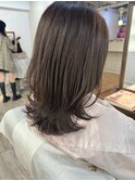 【くびれレイヤー×グレージュ】