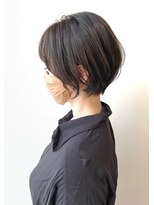 クイントネオリーブ 自由が丘正面口店(quint:neolive)&nbsp;大人ショートボブ透明感グレージュ自由が丘インナーカラー
