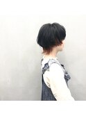 【mono  柏】マッシュウルフ×インナーカラーオレンジ
