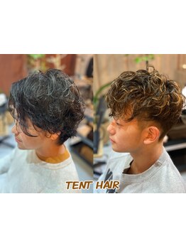 メンズカジュアルはテントヘアーにお任せ♪学生からビジネスマンまで、幅広いスタイルに対応！[長原駅10分]