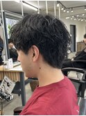 スパイキーショート/ニュアンスパーマ/韓国マッシュ/men's