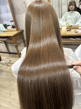 シェノン 近鉄奈良店(CHAINON) Wケアカラー×髪質改善トリートメント