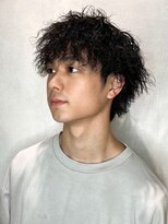 リコラックスビー(LICO LUXBE)&nbsp;メンズ縦落ちニュアンスパーマ☆