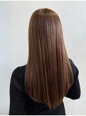 髪質改善/ストレート/艶髪/マロンブラウン