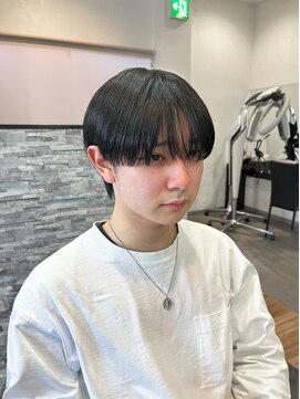 プログレス 仙台駅東口店(PROGRESS) Men'sスタイル/マッシュ×アッシュブラック