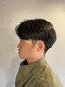 【men's人気BEST１】 カット&炭酸シャンプー&眉カット