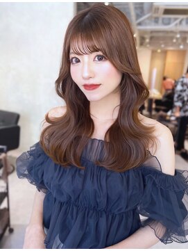 ボンドストーリーホワイト(BondStory White) くびれヘア/レイヤーカット/韓国ヘア/ブラウンヘア