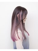 インナーカラー/ピンク/エンドカラー/レイヤーカット/豊橋/田原