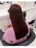 【Chinatsu指名限定】ブリーチあり・なし選べるWカラー＋カット＋髪質改善Tr