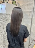 ロング グレージュカラー