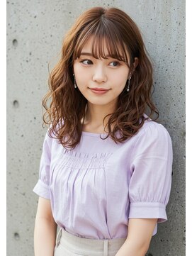 フルショウ 苦楽園店(FURUSHO) ニュアンスパーマ/ナチュラルパーマ/アプリコットオレンジ