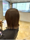 髪質改善×ぱつっとボブ