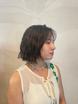 シュシュ 宜野湾店(chou chou) くびれヘア/アプリコットオレンジ/夏のヘアアレンジ/宜野湾