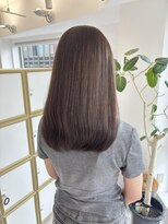 ビビディ バビディ ブー 河原町三条店(Bibbidi.bobbidi.boo)&nbsp;透明感ブリーチ無しダブルカラーオリーブグレージュ