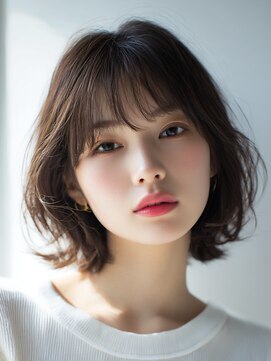 サロンドアイ(salon de i) エアリーボブ × 柔らかベージュカラー