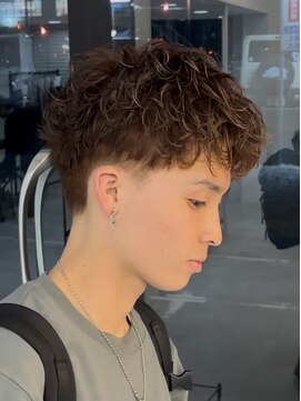 アノ 別府店(Ano.) 大分ニュアンスパーマセンターパートフェザーパーマ毛流れパーマ