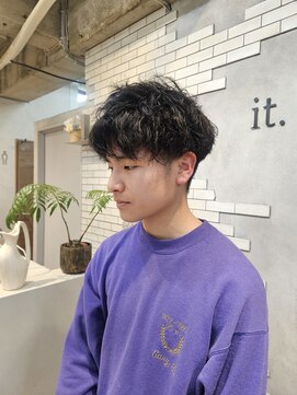 it. YUI シャドーパーマ メンズパーマ ソフトツイスト