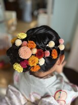 マンティラ(Mantilla)&nbsp;七五三7歳ヘアーセット