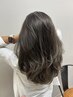 白髪ぼかし艶カラー(ブリーチ無し)+カット＋3ステップトリートメント