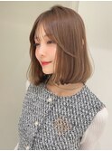 ハイライト白髪染め白髪ぼかしショートボブレイヤー40代横浜関内
