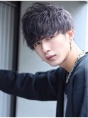 那覇/刈り上げセンターパート/波巻きツイストスパイラル
