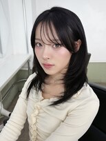 ハニー 町田(HONEY)&nbsp;レイヤーカット/ハッシュカット/韓国ヘア/ブルーブラック