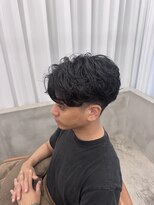 山野愛子美容室 銀座店 刈り上げ無造作パーマ