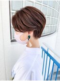 グレイヘア30代40代50代倉敷ハイライト大人ショートくびれヘア