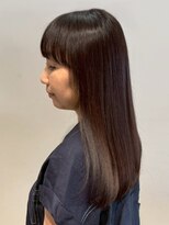 オレンジペコ(orange peco)&nbsp;前髪カット 縮毛矯正 髪質改善ストレート ロング 艶髪 20代 30代
