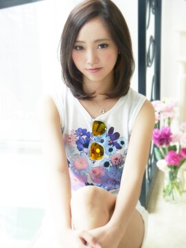 ヘア ジュレ ドゥ(hair jurer deux) 【ヘアジュレドゥ 松田】 ルミエールカラーで大人女子ボブ