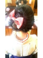 エクステンション クーチャー(Extention Cu'cha) 着物 編み込みまとめスタイル