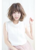 大人カワイイ無造作ボブヘア♪