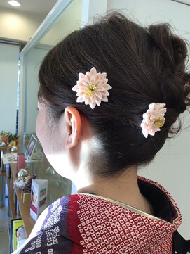 着物ヘアアレンジ