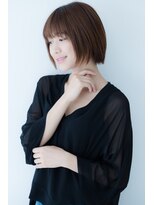 ルーチェ 綱島(Luce)&nbsp;似合わせカットで造る小顔ブルージュオン眉切りっぱなしボブ