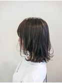 抜け感ブルーアッシュ