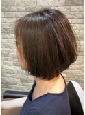 グラデーションボブ×マットアッシュ