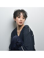 ショート × ハイライト　大人グレージュ【FIRST】...毛先パーマ