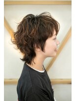 カミカガク&nbsp;【イメチェン】マッシュウルフ×ミックスパーマ