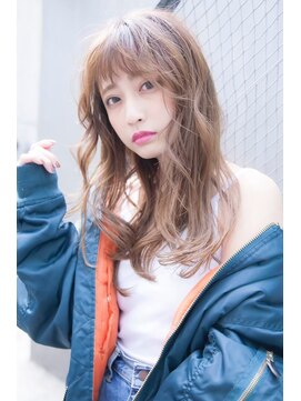 オースティン 門前仲町(AUSTIN) 前髪かき上げイメチェンイヤリングカラーラベンダーカラーくびれ