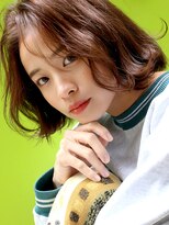 ラフィスヘアーシェア 野田阪神店(La fith hair share)&nbsp;【Lafith】ナチュラル切りっぱなしボブスタイル