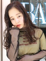 アイティー バイ アルバム 浦和店(IT by ALBUM)&nbsp;ゆるウェーブ_外ハネボブセクションカラーペールベージュ_48601